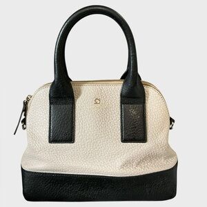 Kate Spade Southport Avenue Small Jenny Satchel Black Cream